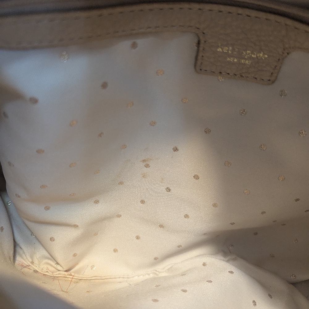 Kate Spade Quilted Tan Shoulder Bag Like New - Picture 12 of 12
